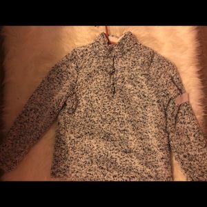 Snow tipped fleece jacket!